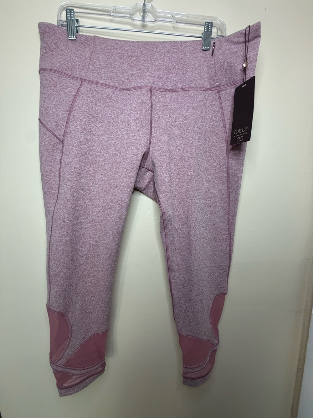 GALA Heathered Mauve Pink High-Rise Performance Leggings
